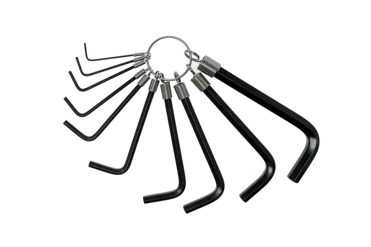 Teng Tools 10 piece L Shape Metric Hex Key Set, 1.5 → 10mm