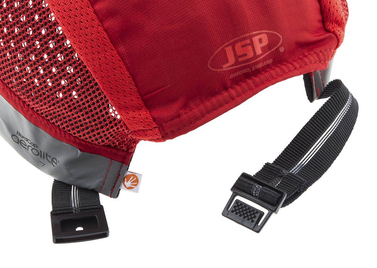 aag000-000-600 JSP Red Micro Bump Cap High Density Polyethylene