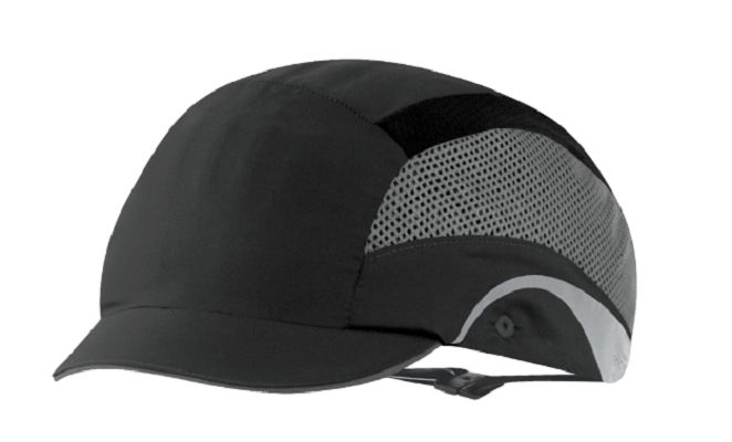 JSP Black Micro Bump Cap High Density Polyethylene
