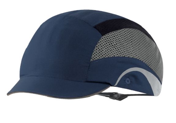 JSP Dark Blue Micro Bump Cap High Density Polyethylene