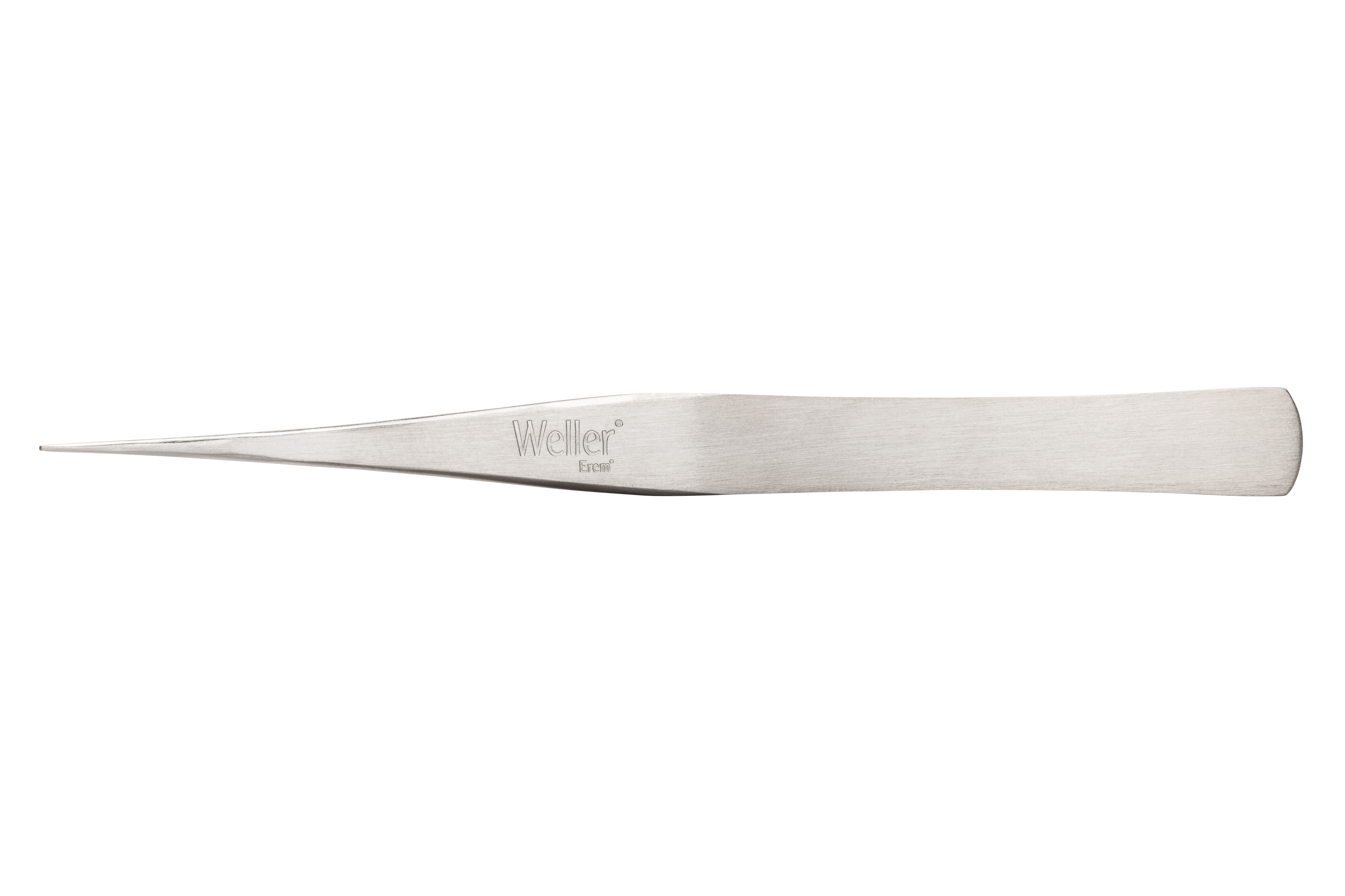 aas Erem 128in Stainless Steel Pointed ESD Safe Tweezer