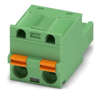 Phoenix Contact, 7.62mm Pitch, GFKC, 2 Way, , Pluggable Terminal Block, Female connector, PCB Mount, Push In Spring