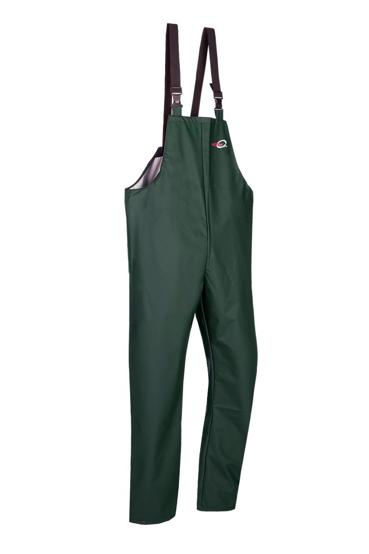Sioen Khaki Bib & Brace Waterproof, Windproof, Size 2X Large