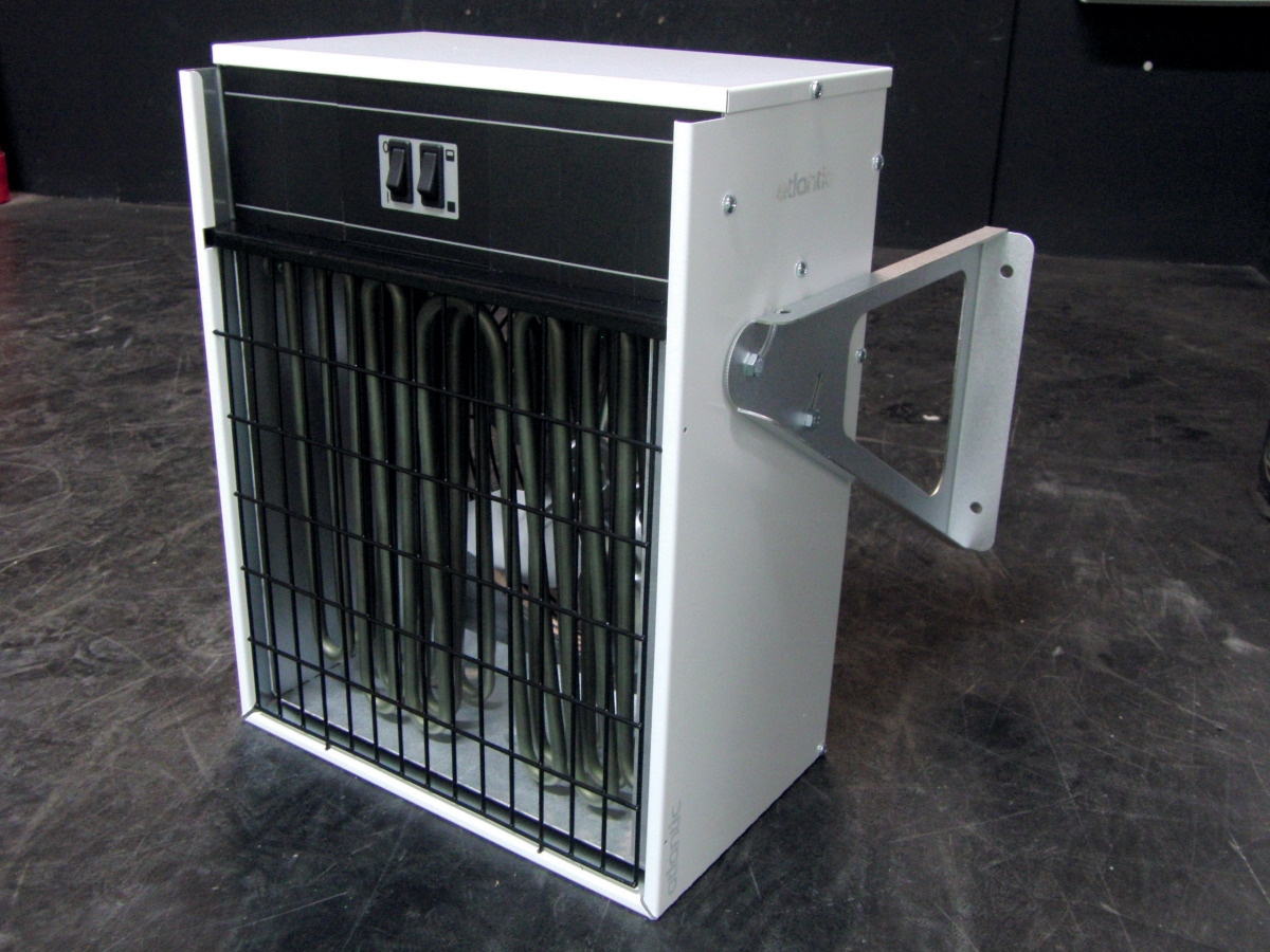 612504 Atlantic  1.5kW Fan Heater, Wall Mounted