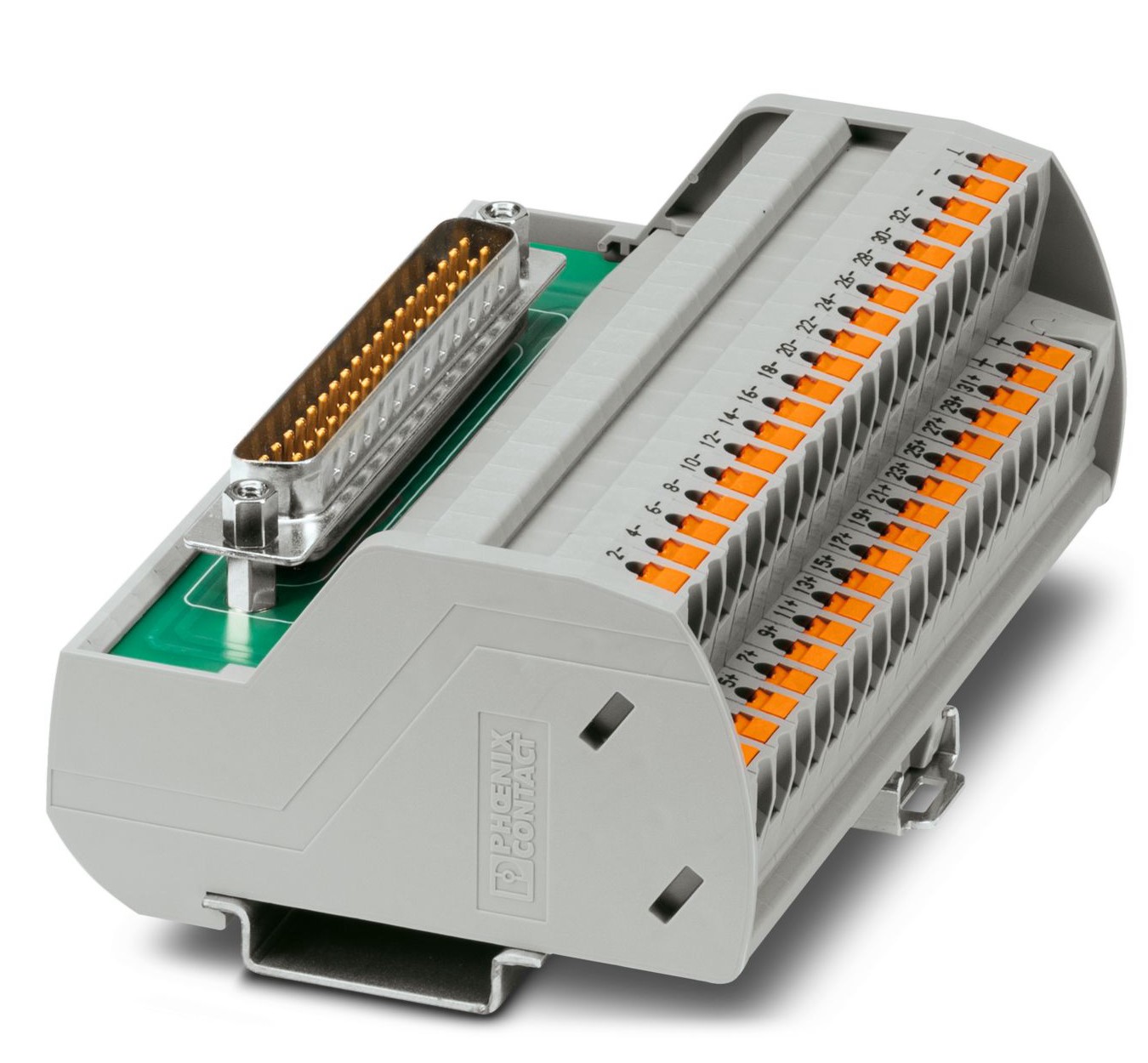 Phoenix Contact VIP-2/PT/D37SUB/M/SO Series Interface Module, DIN Rail