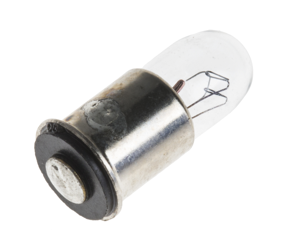 RS PRO Midget Flange Indicator Light, Clear, 14 V, 80 mA, 1500h