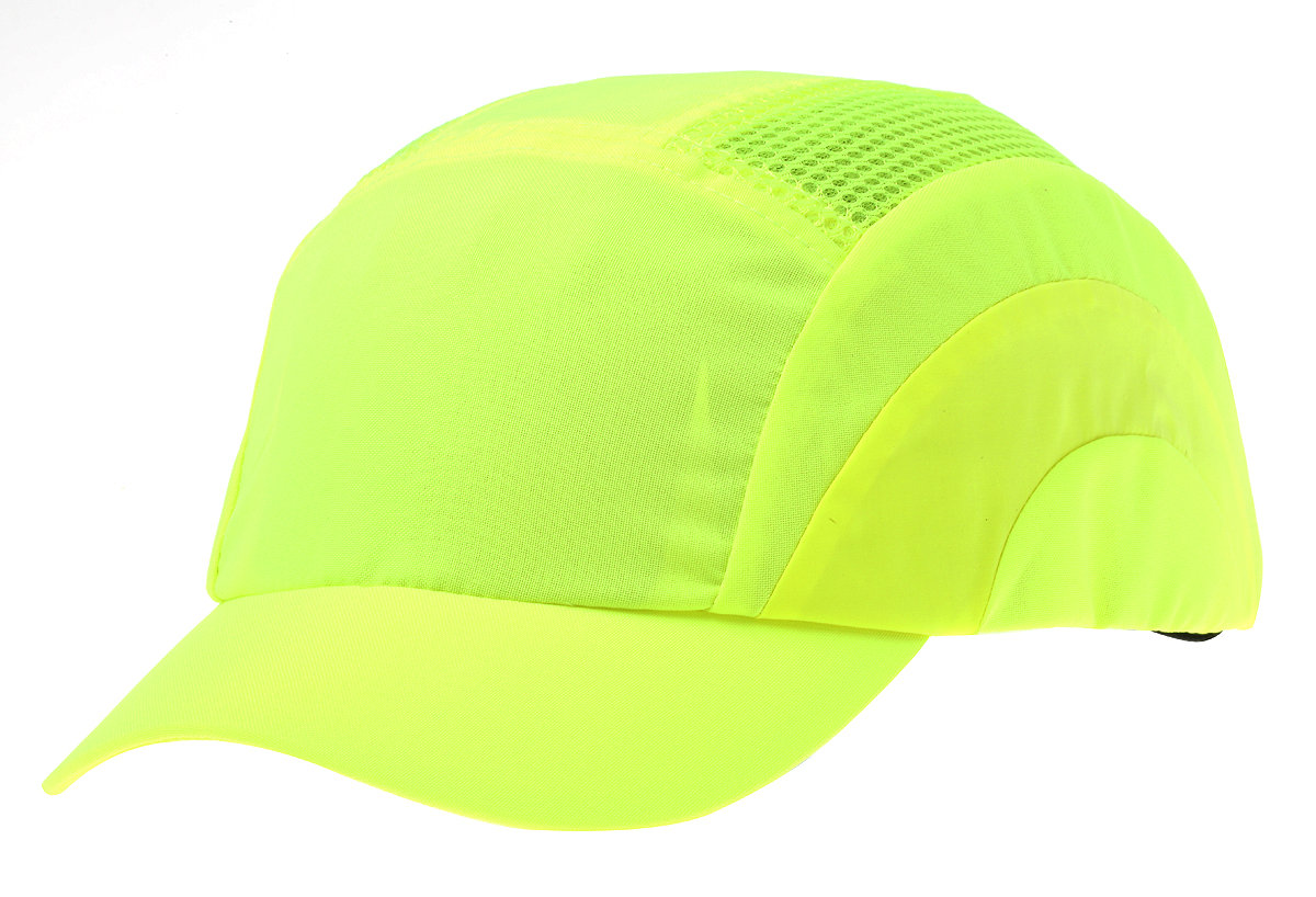 JSP Yellow Short Bump Cap High Density Polyethylene