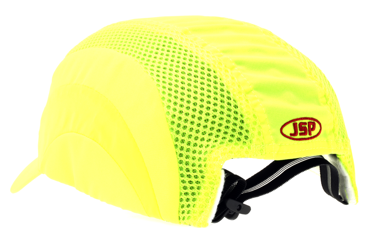 abs000-001-500 JSP Yellow Short Bump Cap High Density Polyethylene