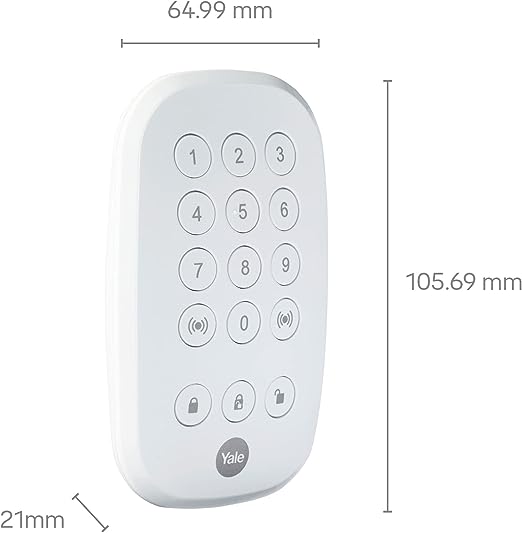 ac-kp Yale1 Key Fob for Smart Home Alarm
