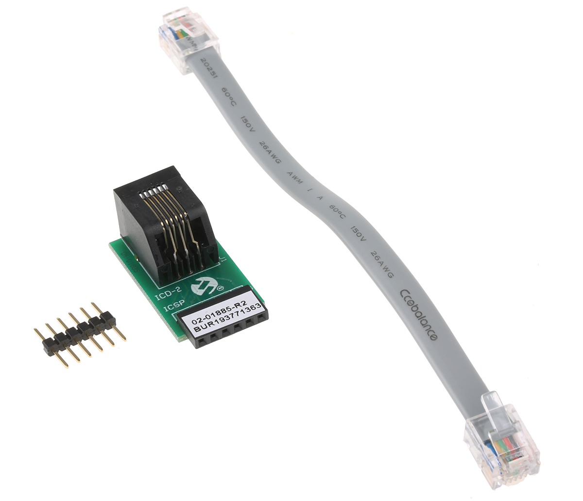 Microchip AC164110 Chip Programming Adapter Adapter for Debugger Development Kit, PICkit 2 Programmer