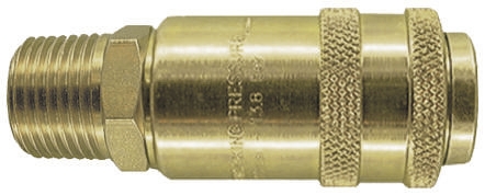 PCL Steel Pneumatic Quick Connect Coupling Male R Single Action