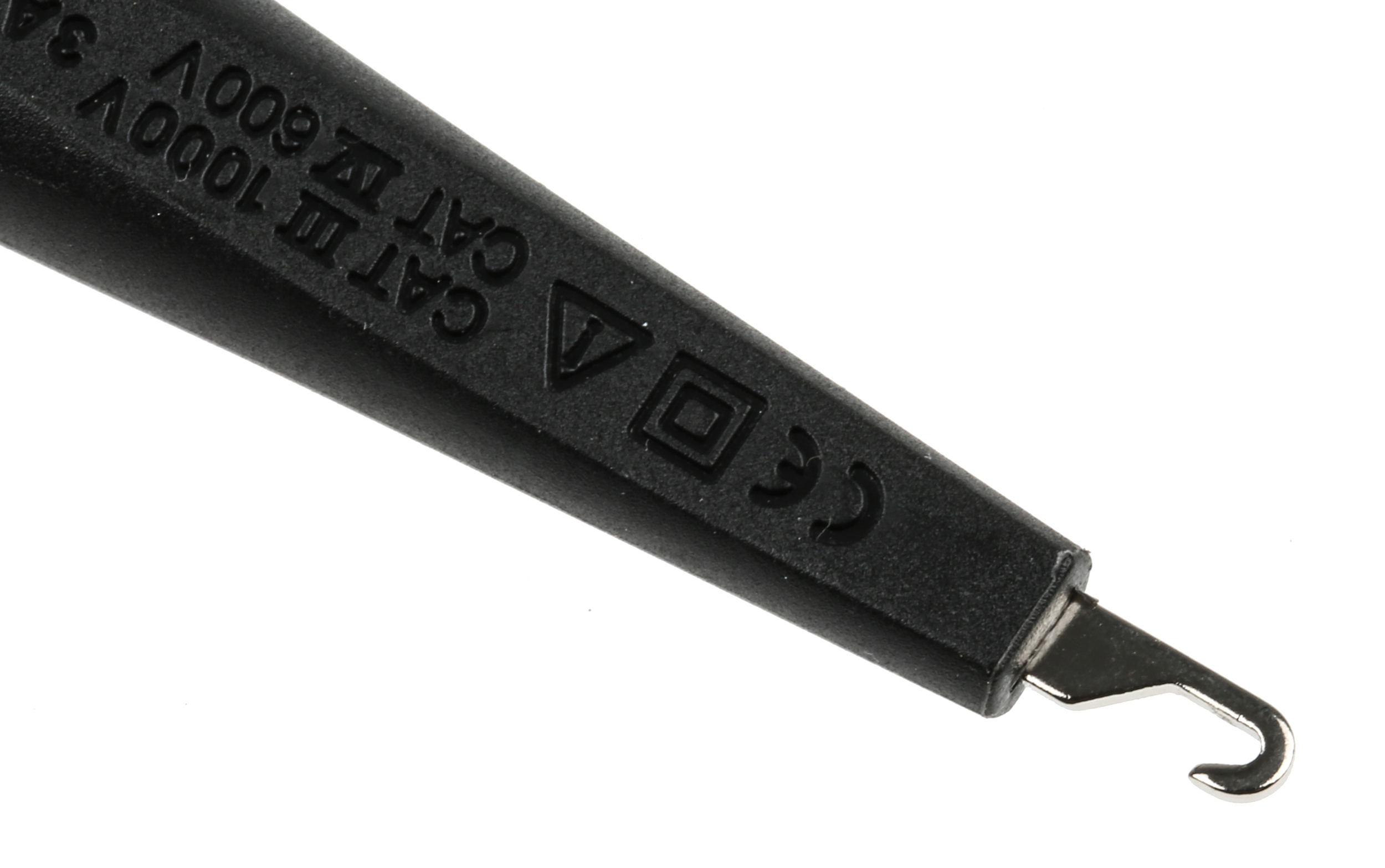 ac280 Fluke Black, Red Hook Clip, 2 mm Tip Hook Clip, 600V 3A