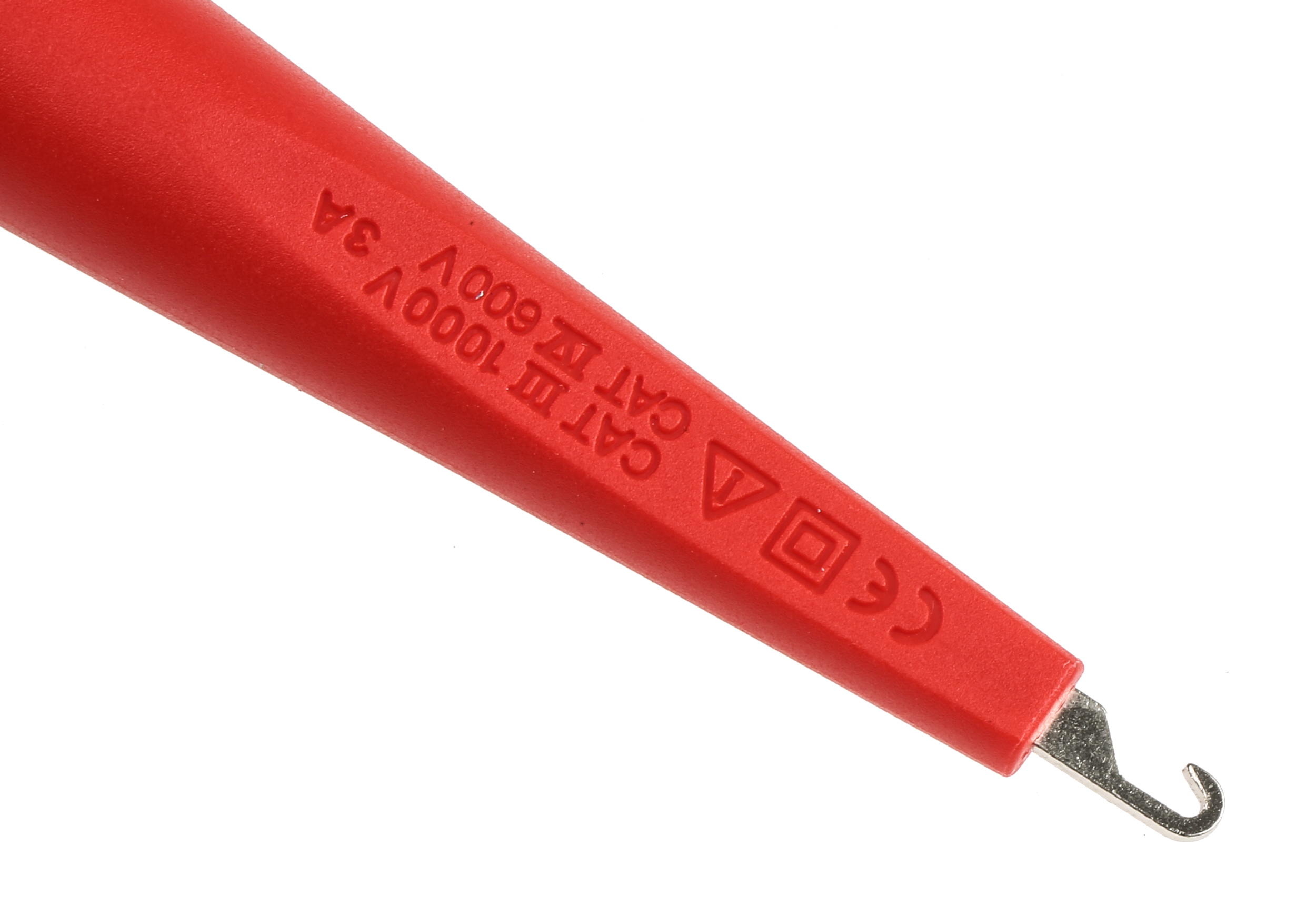 ac280 Fluke Black, Red Hook Clip, 2 mm Tip Hook Clip, 600V 3A