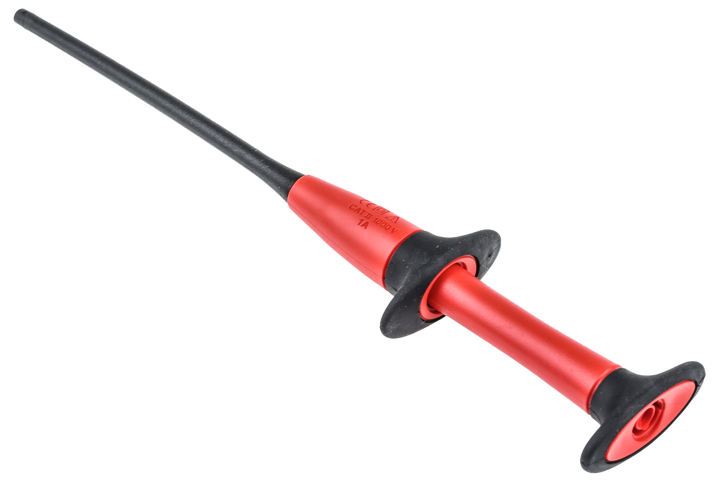 ac283a Fluke Red, Black Grabber Clip, 5 mm Tip, 1 kV, 1A, 114 mm Socket