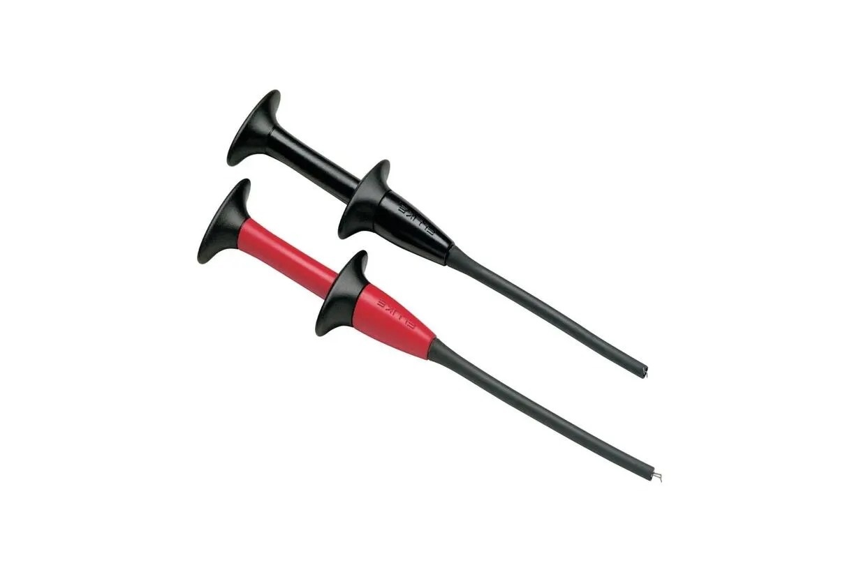 ac283a Fluke Red, Black Grabber Clip, 5 mm Tip, 1 kV, 1A, 114 mm Socket
