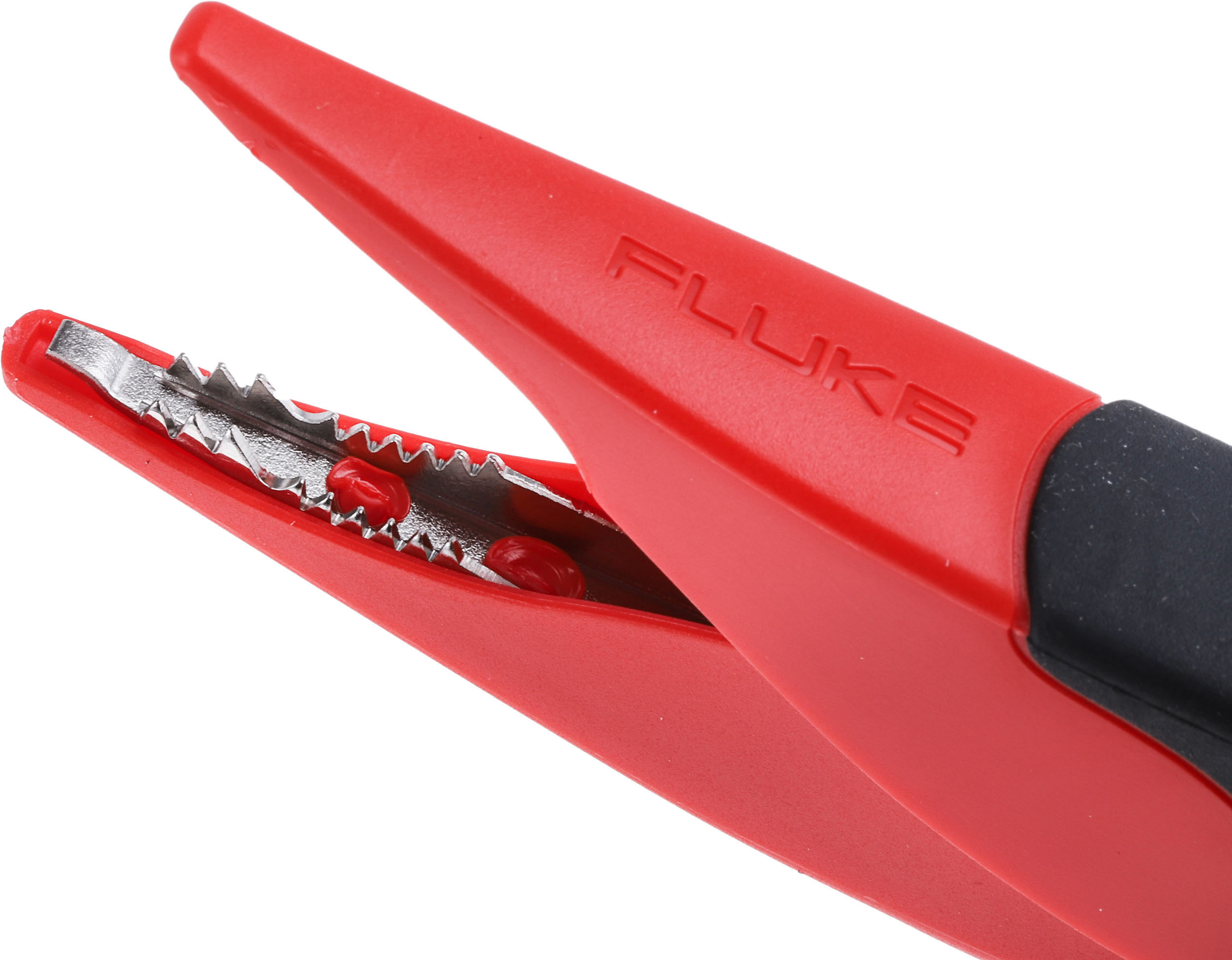 ac285-ftp Fluke Crocodile Clip, Nickel Plated Steel Contact, Black, Red