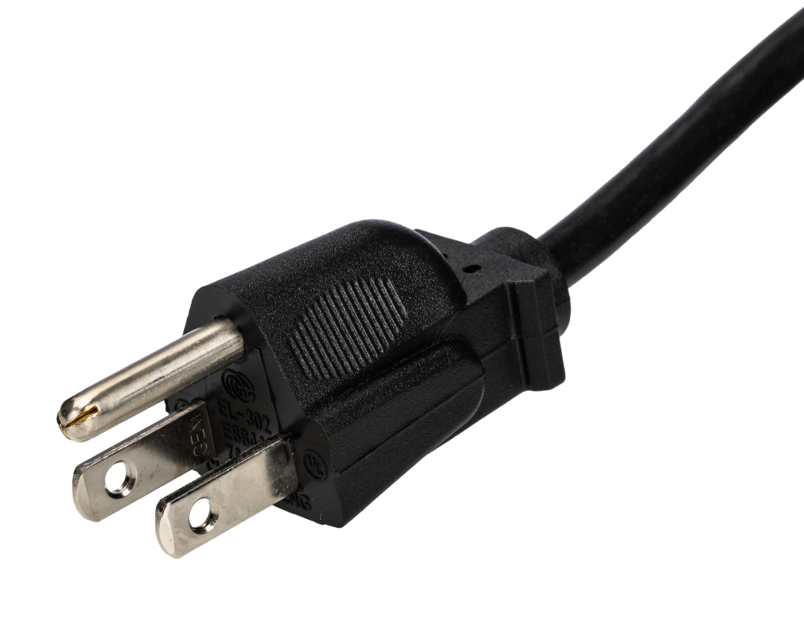 ac30mna-r Phihong IEC C5 to NEMA 1-15 Power Cord, 1.8 m Black
