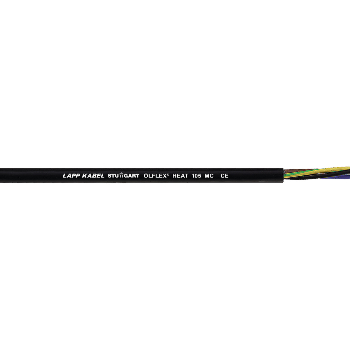 Lapp 26001 Control Cable, 2 Cores, 0.75 mm², Unscreened, 100m, Black PVC Sheath, 18 AWG