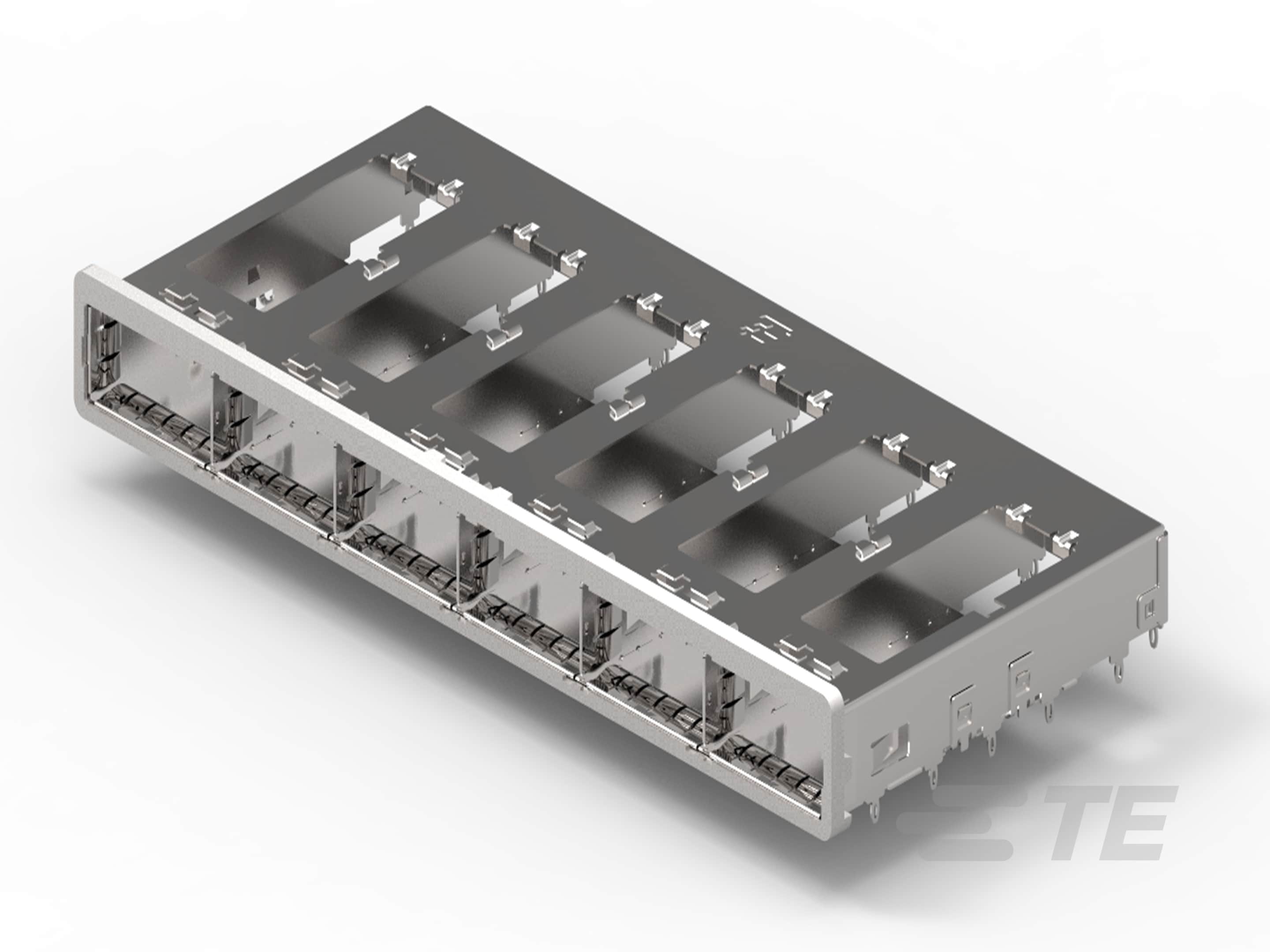 TE Connectivity QSFP+ Cage 6-Port, 2143329-1