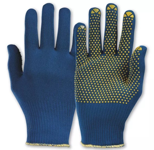 Honeywell Safety PolyTRIX BN Blue, Yellow Polyamide Work Gloves, Size 9