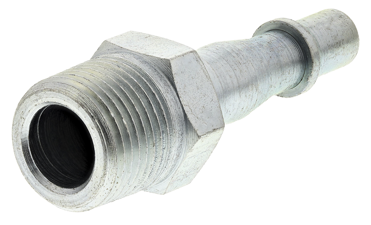PCL Steel Pneumatic Quick Connect Coupling Male R Single Action
