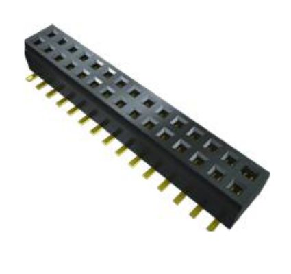 Samtec CLM Series PCB Socket, 40-Contact, 2-Row, 1mm Pitch