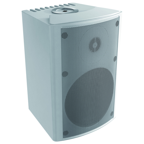 S2Ceb-Groupe Cae 60W Rectangular White Cabinet Speaker, 0.08 kHz 80 Hz