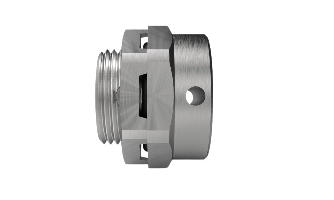 Peppers Conduit Electroless Nickel, Flexible Conduit Fitting, 20 mm, Stainless Steel, Grey IP66  rating