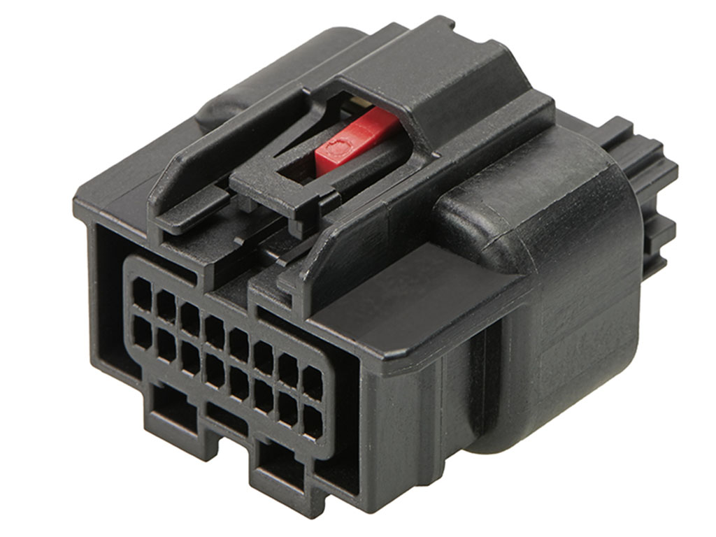 Molex, Mini50 Automotive Connector Socket 16 Way, Crimp Termination 34894-8009