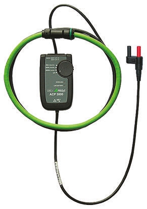 GMC-I Prosys Current Probe, 30 A DC Max, AC Adapter, 3000 A AC Max, Current Output - RSCAL
