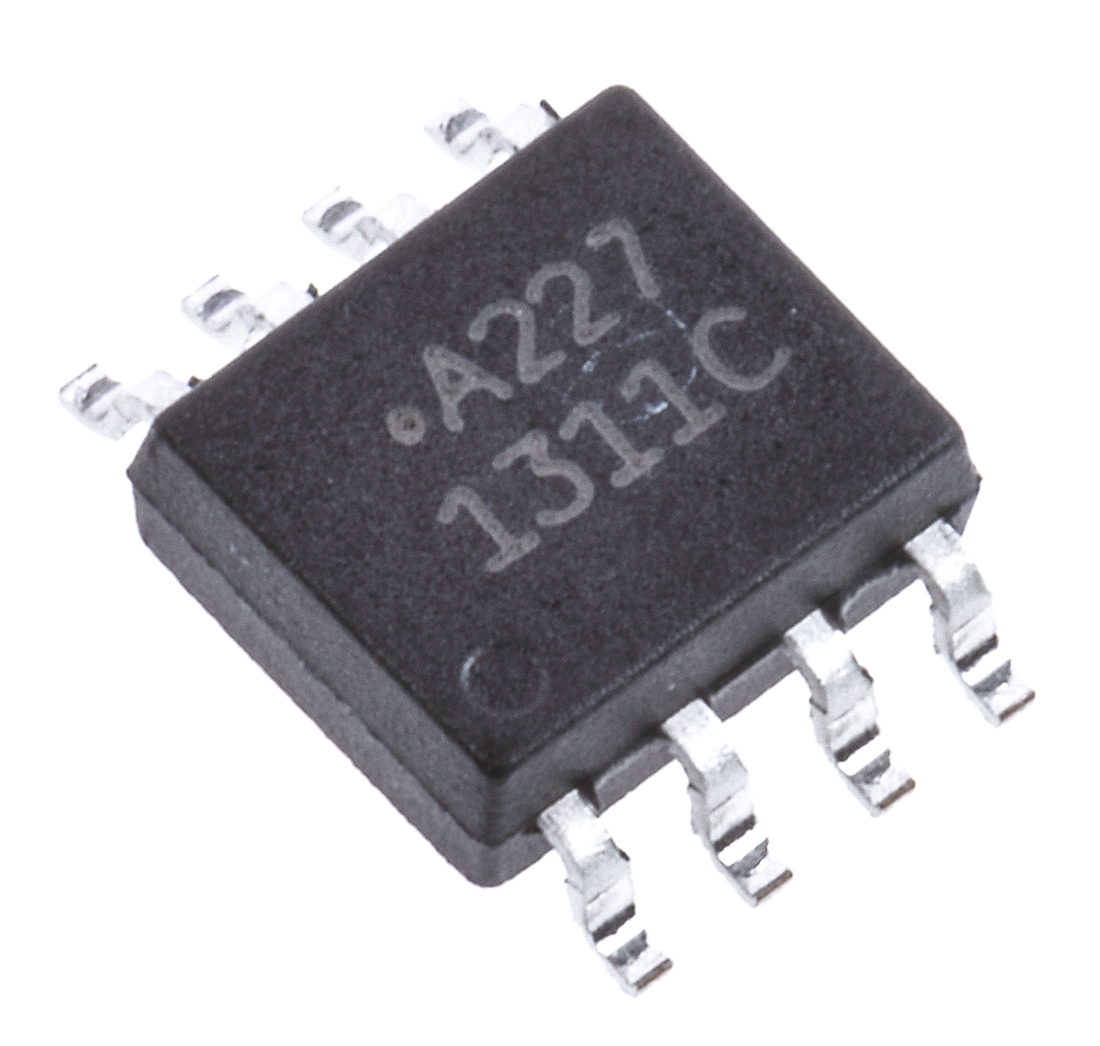 Broadcom ACPL-227-50CE DC Input 2-Channel Optocoupler, Surface Mount, 8-Pin SOIC
