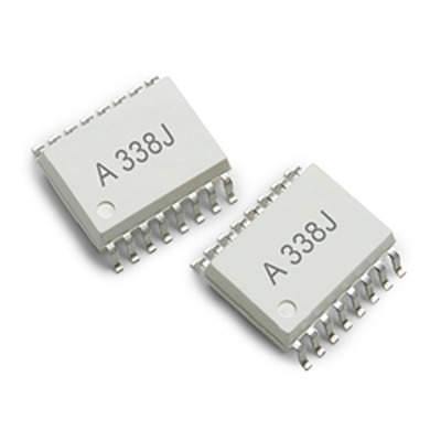 Broadcom ACPL-338J-000E AC/DC Input Optocoupler, Surface Mount, 16-Pin SO-16