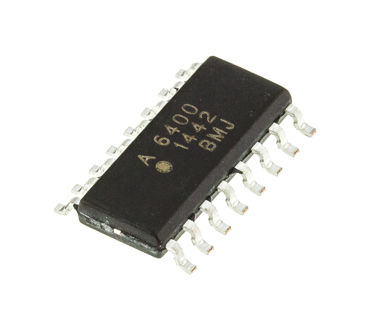 Broadcom ACSL-6400-00TE DC Input 4-Channel Optocoupler, Surface Mount, 16-Pin SOIC
