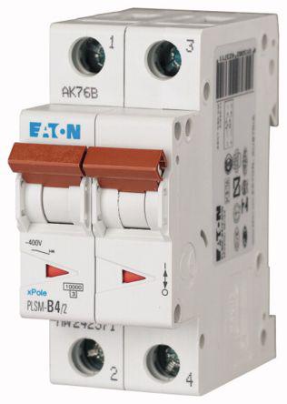 xPole PLSM MCB Mini Circuit Breaker 2P, 4 A, 10 kA, Curve C