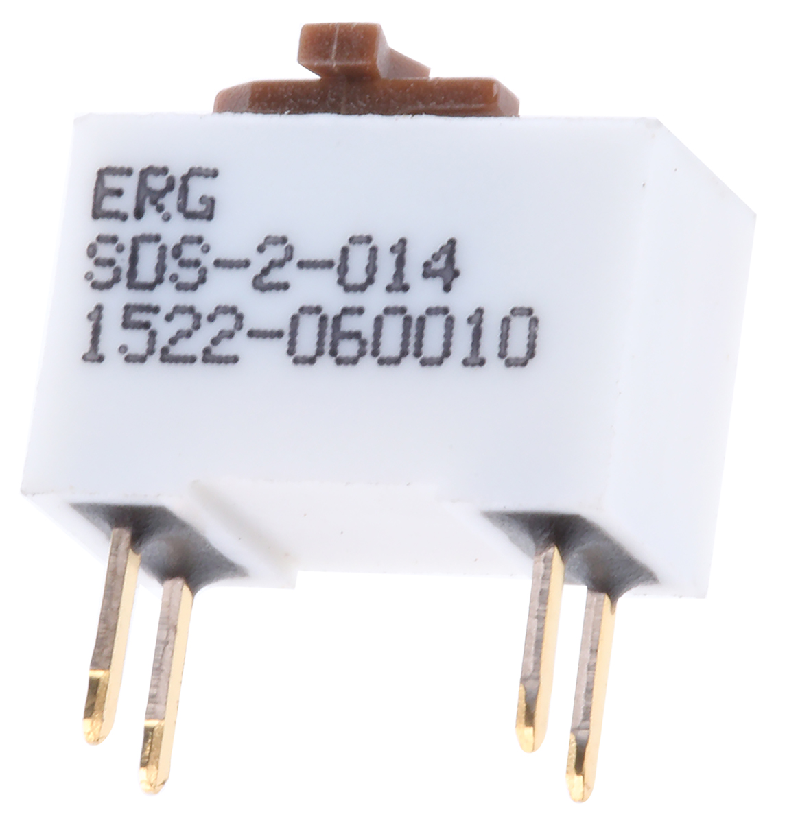 ed57654 ERG 2 Way Through Hole DIP Switch SPST