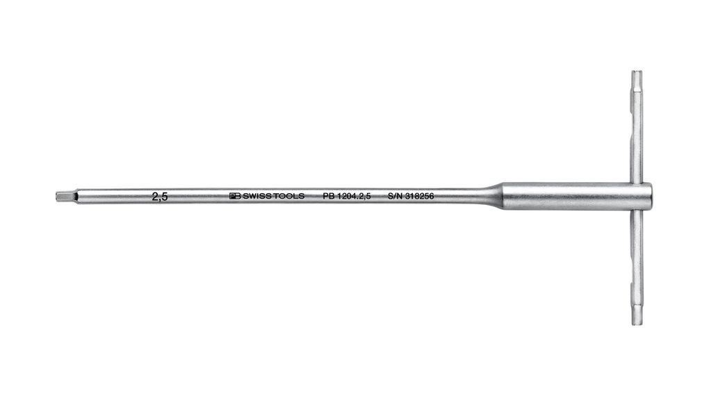 PB SWISS TOOLS T Shape Metric Hex Key, 2.5mm