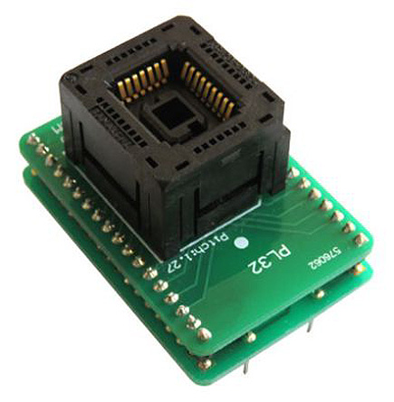Seeit Straight Through Hole Mount 1.27 mm Pitch IC Socket Adapter, DIP to PLCC