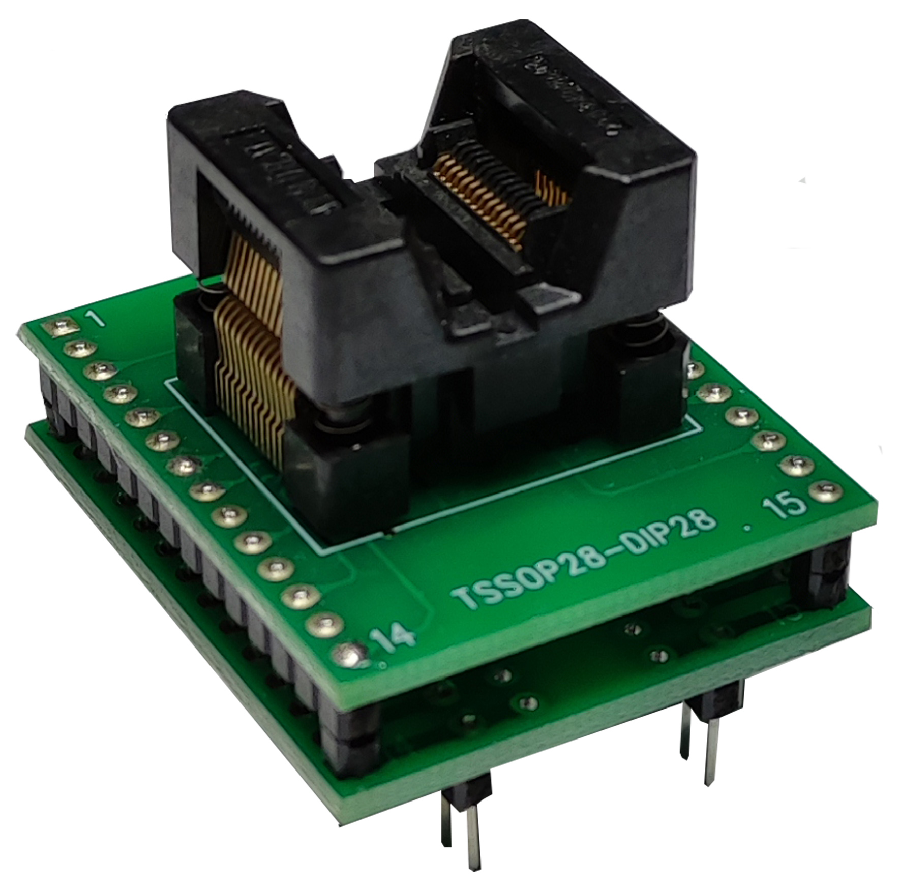 Seeit Straight Surface Mount 1.27 mm Pitch IC Socket Adapter, DIP to SSOP
