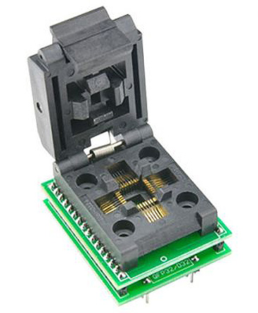 Seeit Straight Surface Mount 1.27 mm Pitch IC Socket Adapter, DIP to TQFP