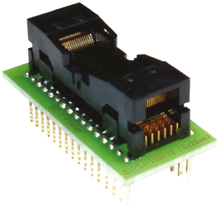 Seeit Surface Mount 1.27 mm Pitch Test & Burn-in Socket, DIP to TSOP