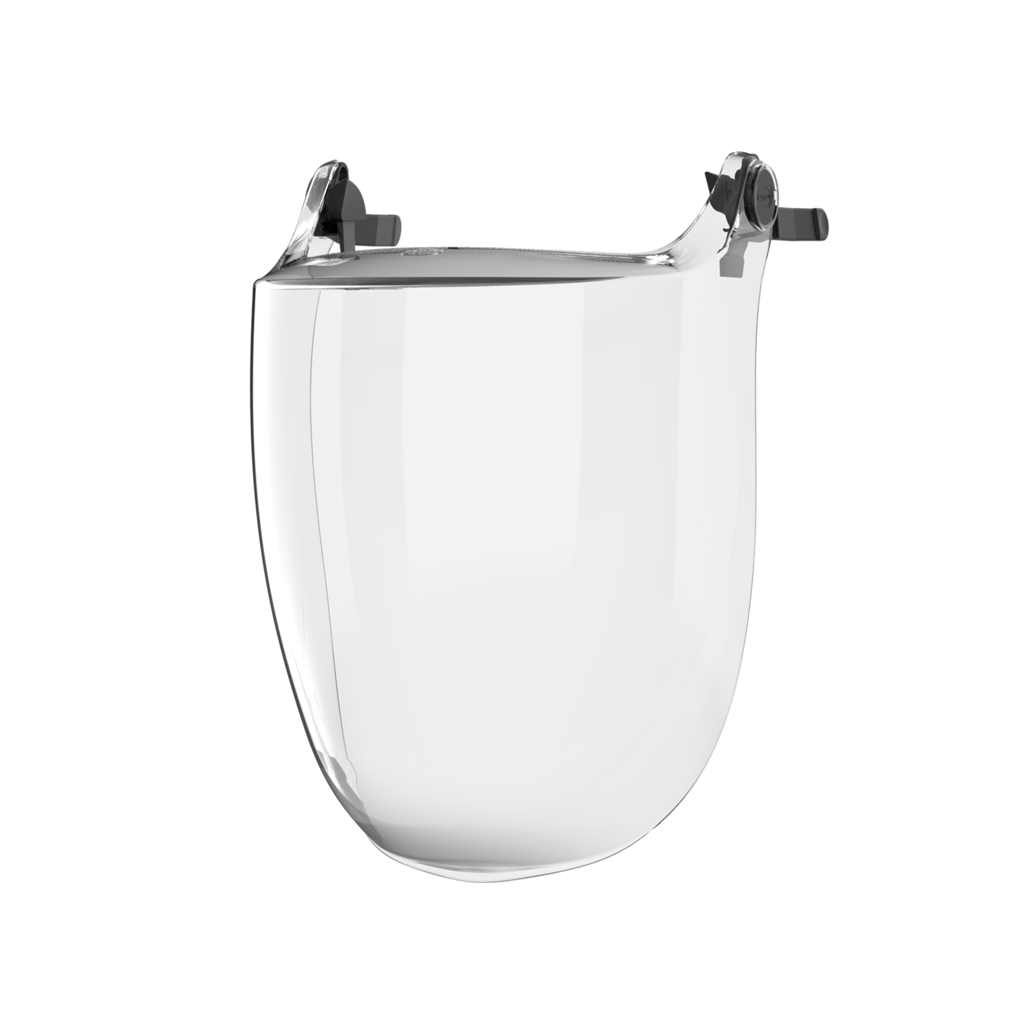 JSP Clear Polycarbonate Face Shield with Face Guard, Resistant To Impact Resistant