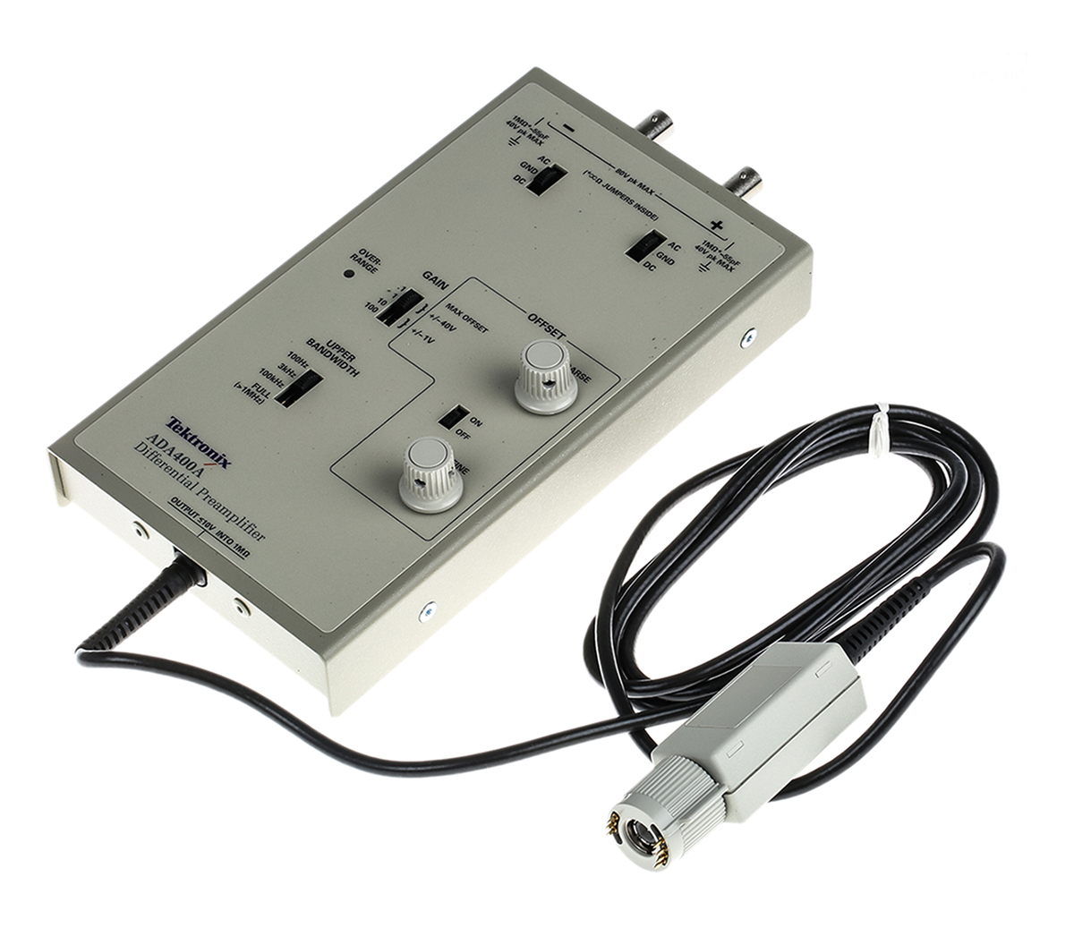 Tektronix ADA400A Differential Preamplifier Oscilloscope Module for Use with TDS400 Series, TDS5000 Series, TDS600