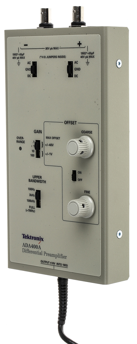 ada400a Tektronix ADA400A Differential Preamplifier Oscilloscope Module for Use with TDS400 Series, TDS5000 Series, TDS600