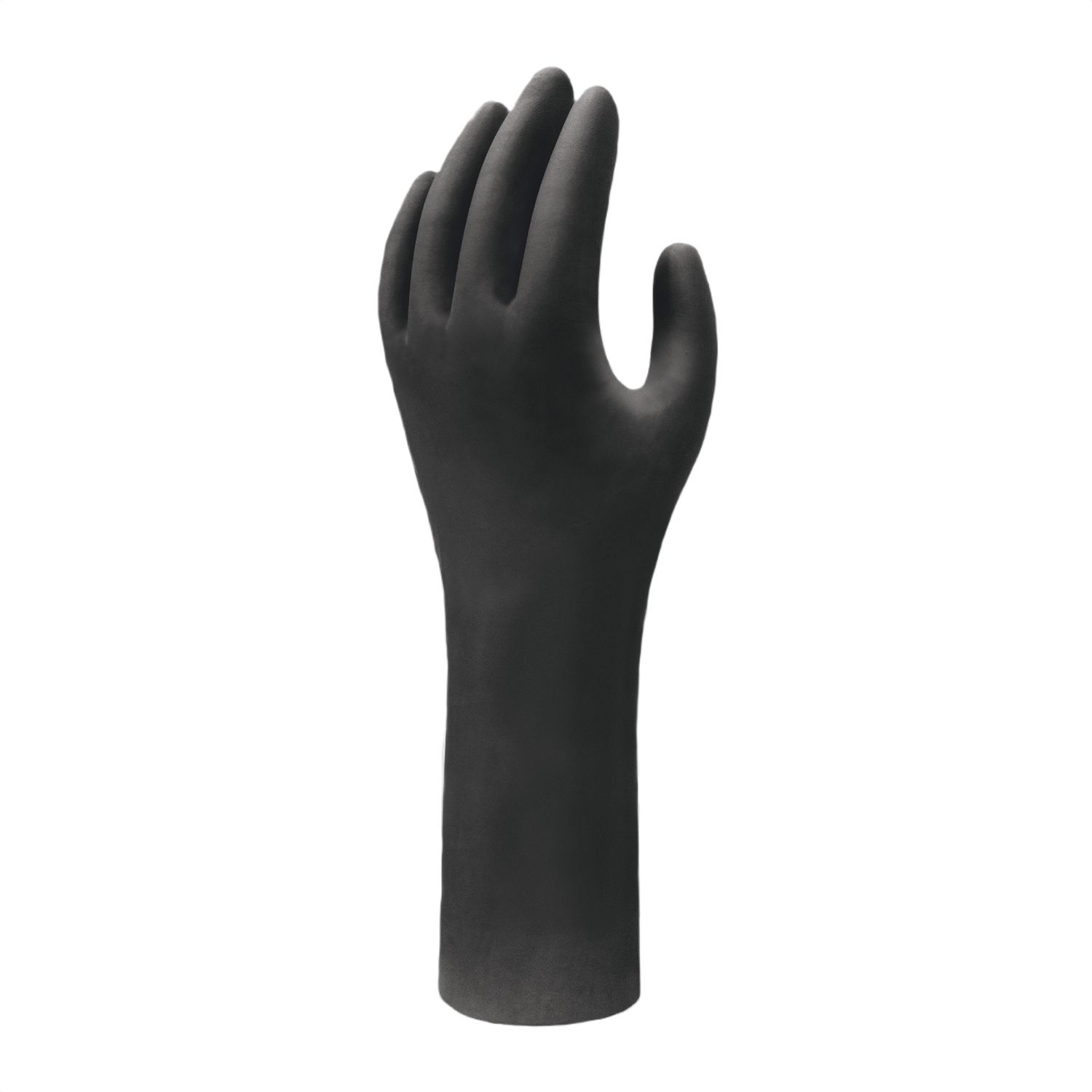 sho7565 Showa Showa Black Nitrile Anti-Static Work Gloves, Size L, Uncoated Coating