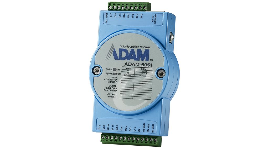 Advantech Adam 6000 Series Series Ethernet Module for Use with Ethernet I/O Modules: ADAM-6000