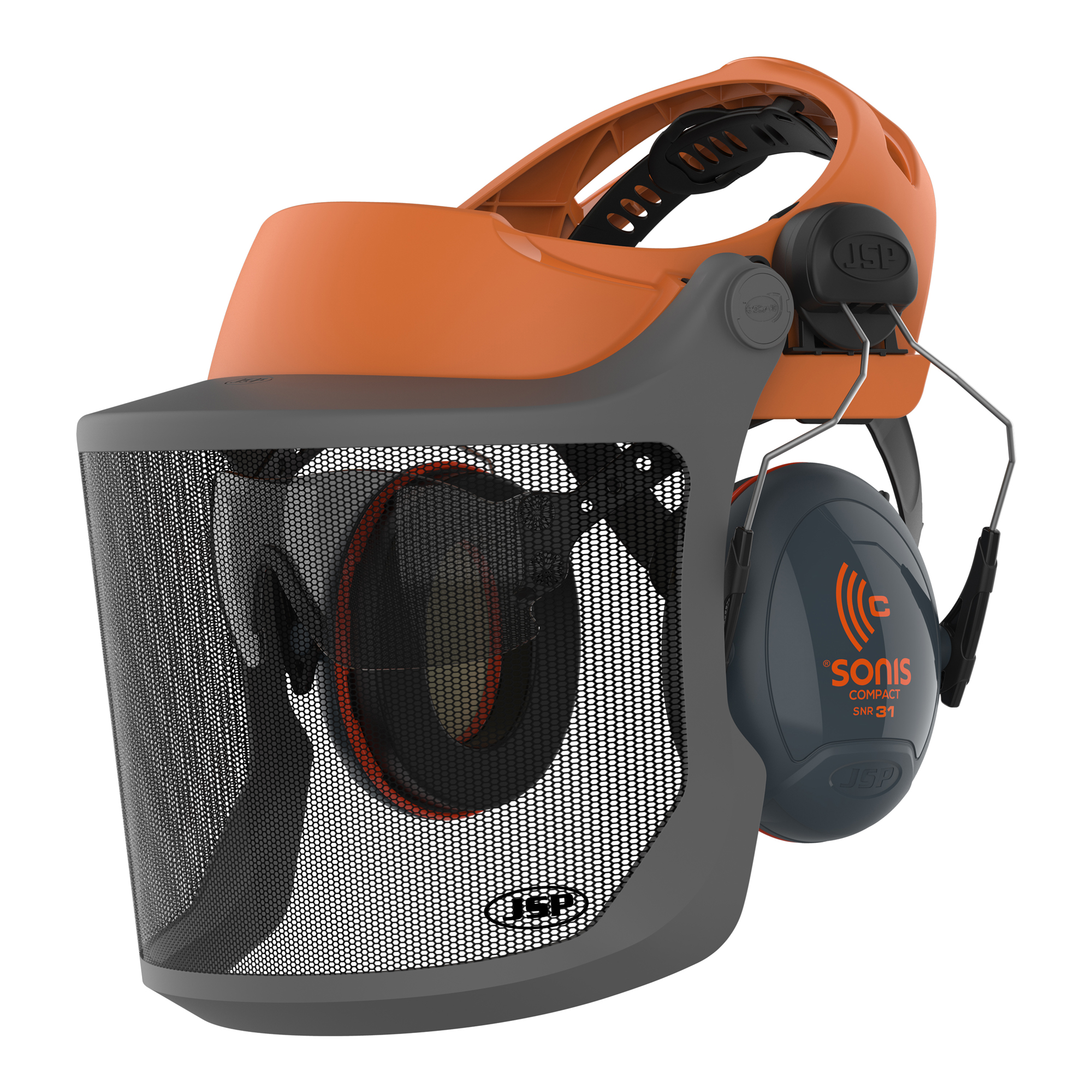 JSP Clear ABS (Helmet) Brow Guard with Brow Guard, Resistant To Impact Resistant