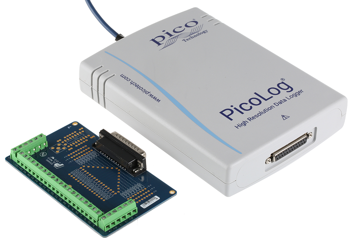 Pico Technology ADC-24 & TERM Voltage Data Logger, USB 1.1, USB 2.0, 8 Channel