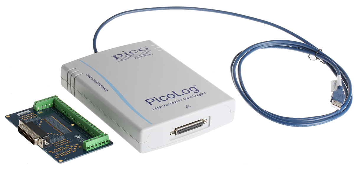 adc-24-term Pico Technology ADC-24 & TERM Voltage Data Logger, USB 1.1, USB 2.0, 8 Channel