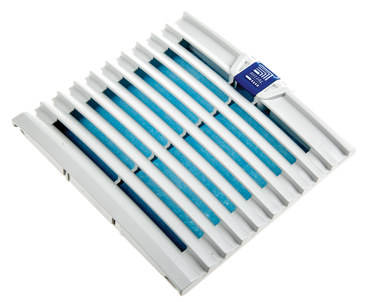 Rittal Fan Filter for 124 x 124 mm, 148.5 x 148.5 mm Fans, Chemical Fibre Filter, ABS Frame, 148.5 x 148.5mm