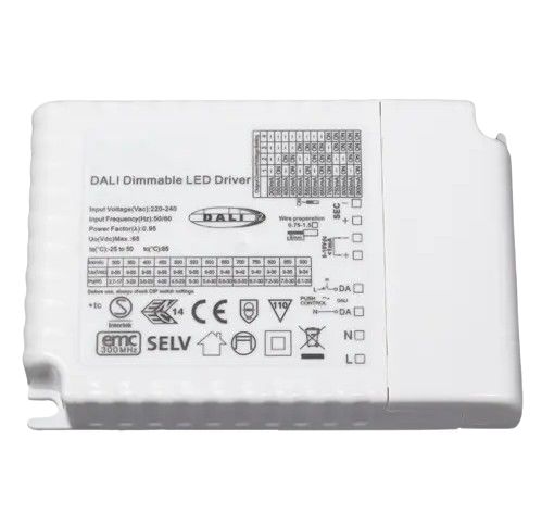Ansell Lighting LED Strip, 1V, 10 V Output, 30 W Output 1 to 10V, Push Dim and DALI2 V